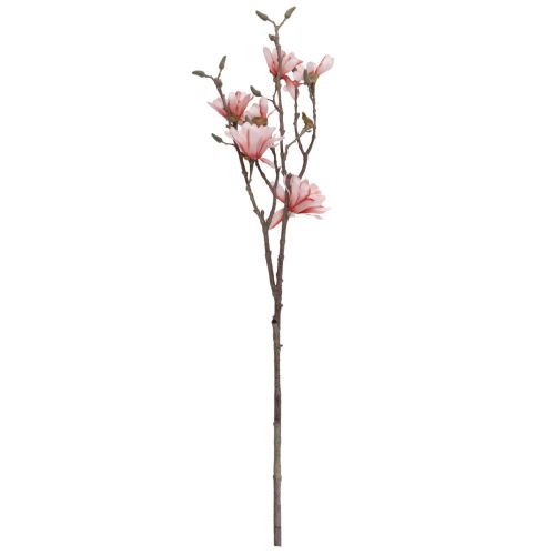Floristik24 Magnolijos šakelė su 6 žiedais dirbtinė magnolijos lašiša 84cm