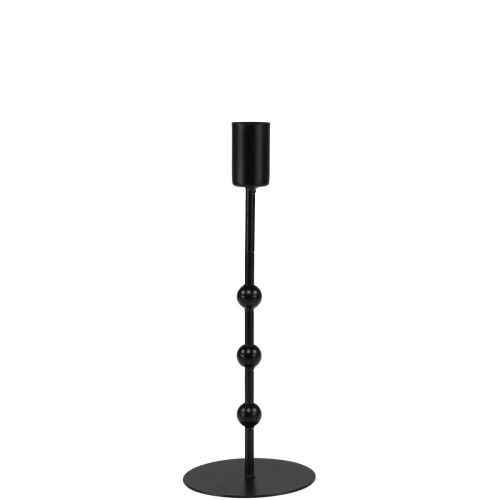 daiktų Žvakidėklis Žvakidė juodo metalo Ø7cm H19.5cm