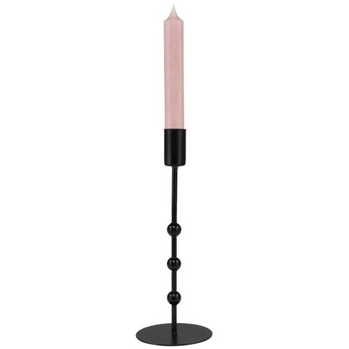 daiktų Žvakidėklis Žvakidė juodo metalo Ø7cm H19.5cm