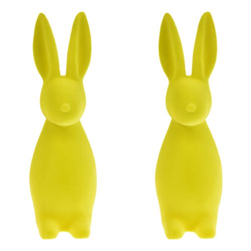 daiktų Pulkuoti Velykų zuikiai geltonai žali – 2 pasirinkimas – 8×10×29 cm 2 vnt.