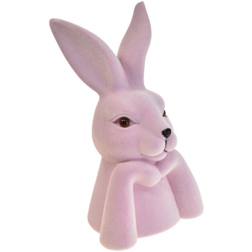 daiktų Rabbit Bust Thinking Rabbit Šviesiai violetinė – 2 kokybė – Velykos 16,5×13×27 cm