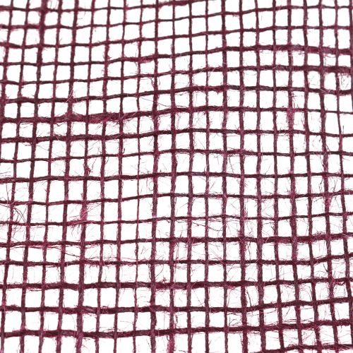 daiktų Stalo takelis džiuto džiuto juosta stalo juostelė vyno raudona 30cm 5m