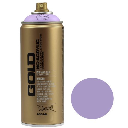 daiktų Purškiami dažai Spray Montana Gold šviesiai violetiniai matiniai 400ml