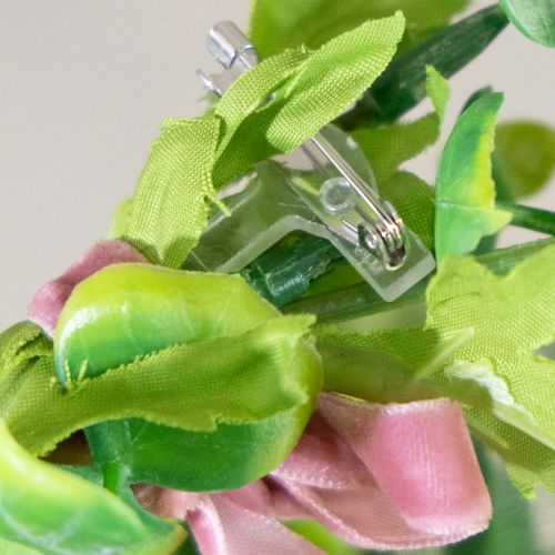 daiktų Vestuvinių atlapo smeigtukai skaidrūs/sidabriniai 5 cm 50 vnt.