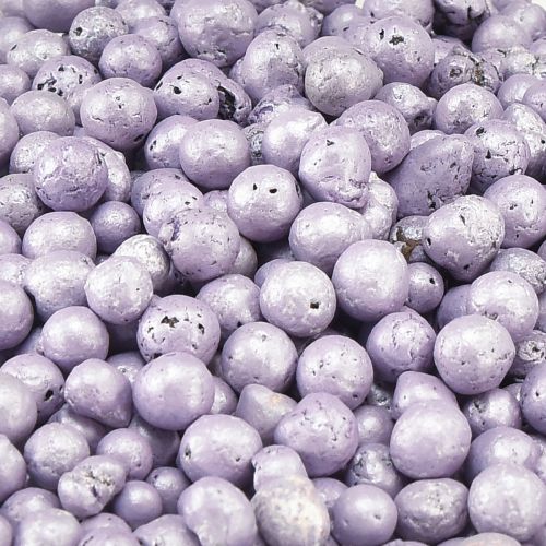 daiktų Briliantiniai dekoratyviniai karoliukai 4mm - 8mm violetiniai 1l
