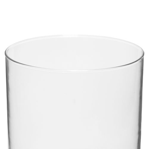 Floristik24 Stiklinė vaza aukšta stiklinė cilindrinė gėlių vazos stiklas Ø15cm H20cm