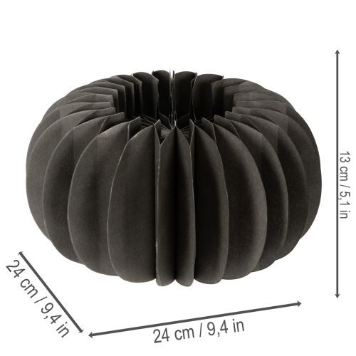 Korio popieriaus moliūgų dekoravimo žiedai 24 cm 4 vnt. | Floristik24.lt