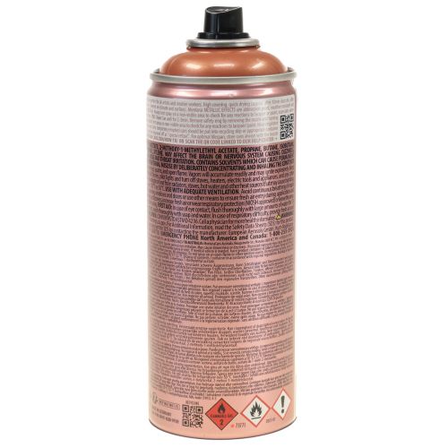 daiktų Copper Spray Lacquer Spray Effect Spray Metallic Lacquer Copper 400ml