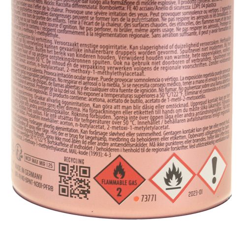 daiktų Copper Spray Lacquer Spray Effect Spray Metallic Lacquer Copper 400ml