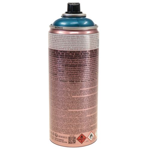daiktų Dažų purškimo efekto purškiami metaliniai dažai mėlyni Karibai 400ml