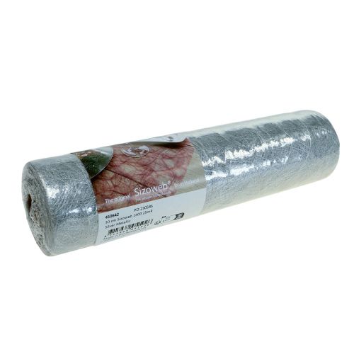 daiktų Deco fleece Sizoweb stalo bėgikas sidabras 30cm 25m