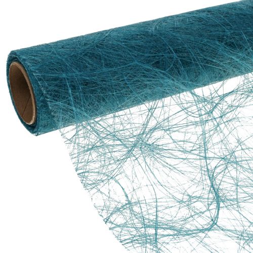 Floristik24 Deco fleece Sizoweb stalo bėgikas benzininis mėlynas 30cm 5m