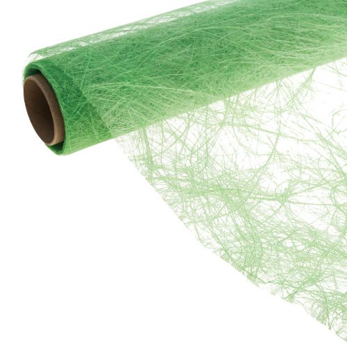 Floristik24 Deco fleece Sizoweb stalo bėgikas žalios spalvos 30cm 5m