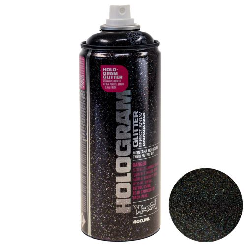 Floristik24 Hologram Glitter Spray Glitter purškiamas aerozolis šilko matinis 400ml