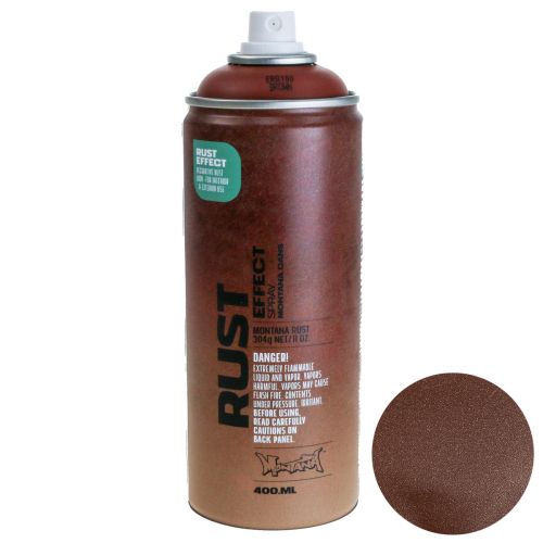 Floristik24 Rust Spray Effect Spray Rust Spray viduje ir išorėje Brown 400ml