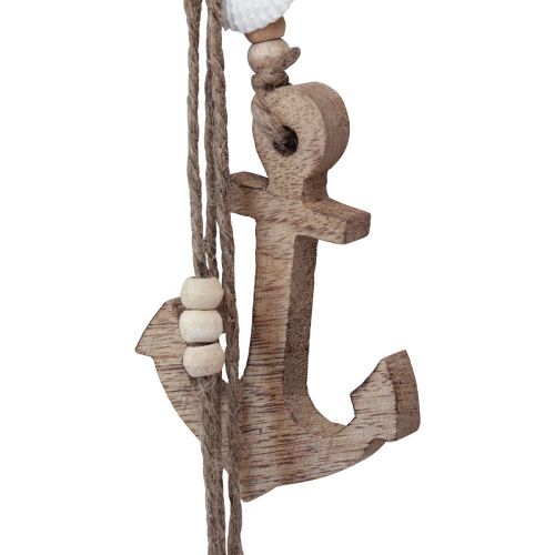 daiktų Dekoratyvinė pakaba jūrinės medienos jūrų arkliuko inkaras L60cm