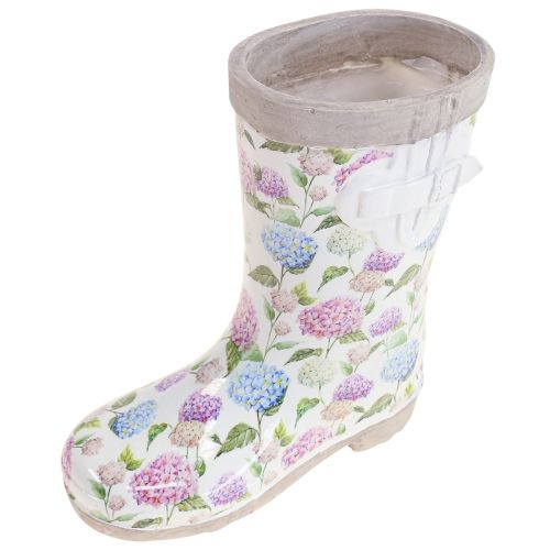 Floristik24 Guminiai batai gėlių vazonų vazonas keraminė išvaizda H17,5cm