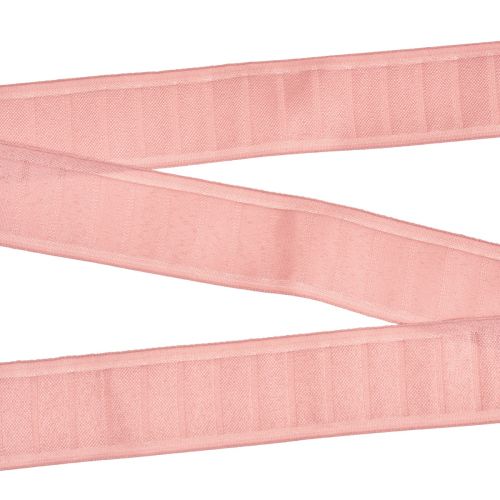 Dekoratyvinės juostos juostelės kilpelės rožinės spalvos 40mm 6m