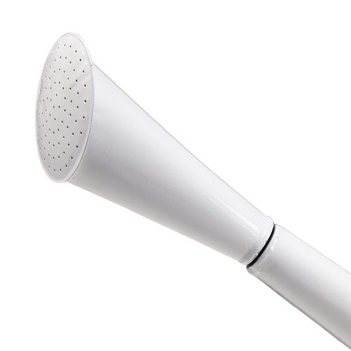 Floristik24 Dekoratyvinė laistytuvas metalinė dekoratyvinė skardinė balta 67cm 1 vnt