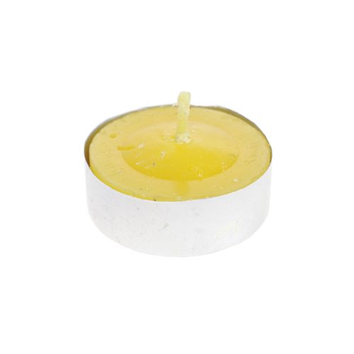 Floristik24 Kvapioji žvakė Citronella žvakė, Citronella arbatos žvakės Ø3,5cm H1,5cm 6 vnt.