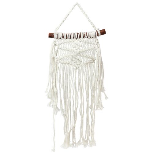 daiktų Sienų pakabinimo macrame boho sienų dekoravimo kremas 18,5×48cm