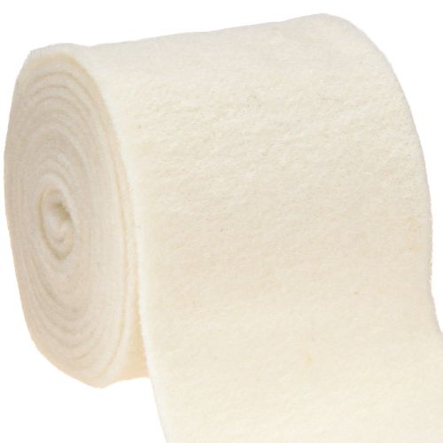 Floristik24 Veltinio juostelė 15 cm x 5 m balta