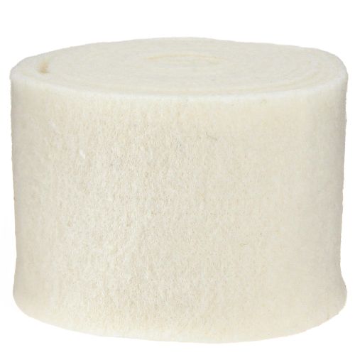 daiktų Veltinio juostelė 15 cm x 5 m balta