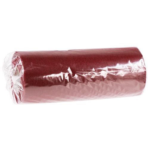 daiktų Dekovlies stalo bėgikas vilnonis stalo bėgikas raudonas bordo 23cm 25m