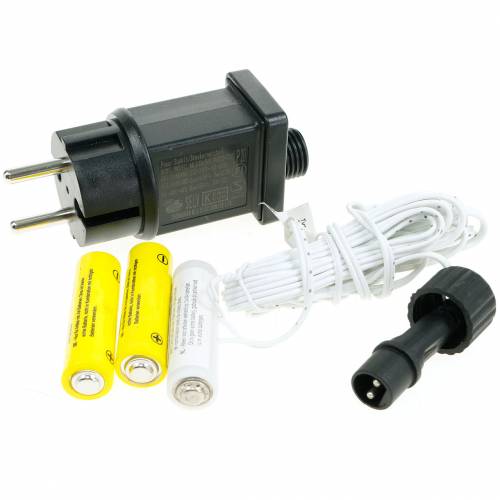 daiktų Baterijos adapteris baltas 3m 4,5V 3 x AA