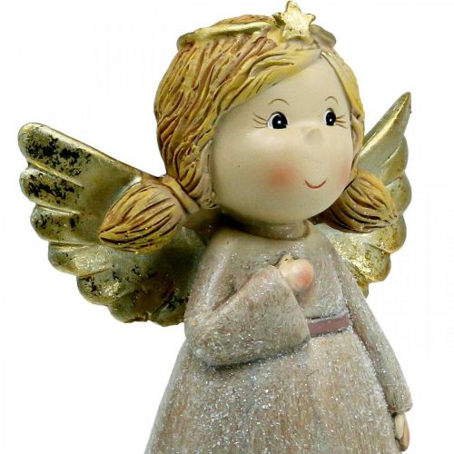 Floristik24 Advento puošmena, angelas sargas, kalėdinis angelas, angelo figūrėlė H24cm