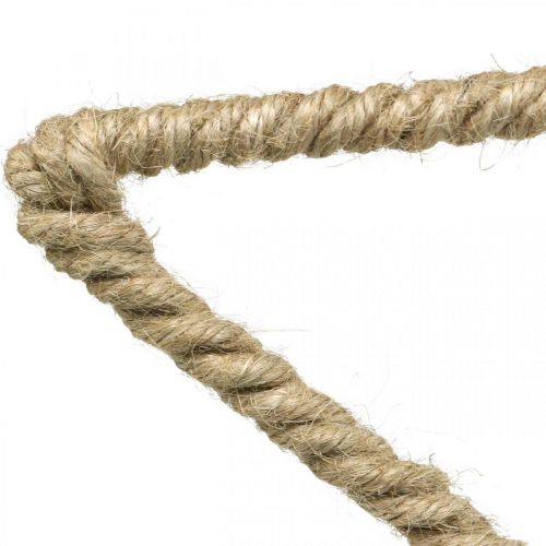 daiktų Advento puošmena, Kalėdų puošmena žvaigždė, dekoratyvinė žvaigždė džiutas W15,5cm 8 vnt