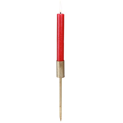 daiktų Advento žvakidės lazdinėms žvakėms metalas auksas Ø23mm 4vnt