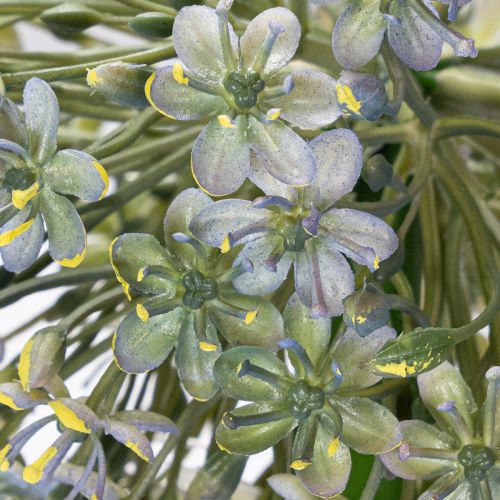 daiktų Dirbtinė žydinti česnako šakelė, tikroviška išvaizda, 90 cm