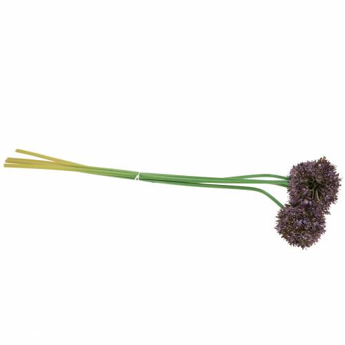 Floristik24 Dekoratyvinis svogūnas Allium dirbtinis violetinis Ø7cm H58cm 4vnt