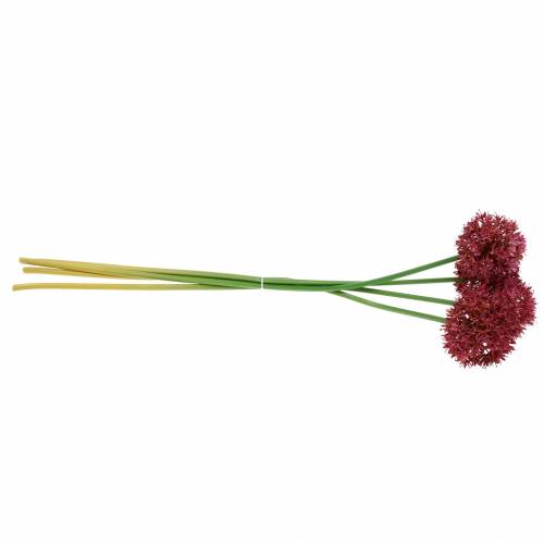 Floristik24 Dekoratyvinis svogūnas Allium dirbtinis violetinis Ø7cm H58cm 4vnt