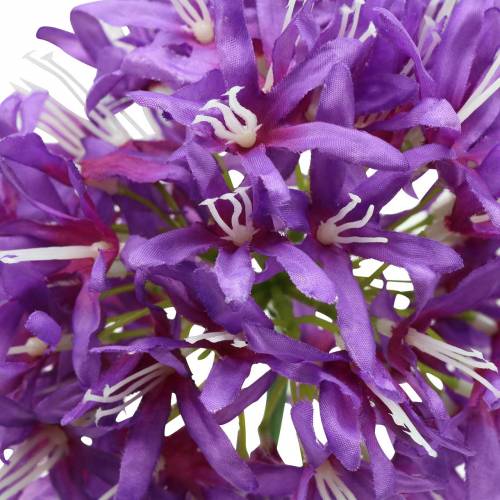 Floristik24 Dekoratyvinė aliuminė dirbtinė violetinė Ø12cm H62cm