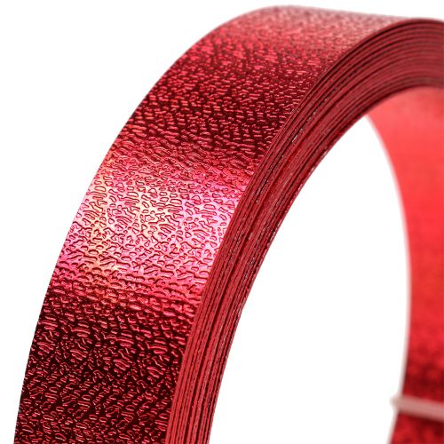 daiktų Aliuminio juosta plokščia viela raudona 20mm 5m