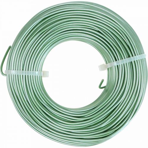 Aliuminio viela Ø2mm Žalia Matinė 500g 60m