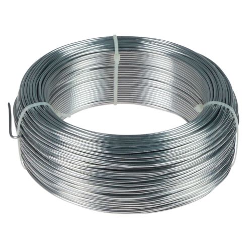 Aliuminio viela aliuminio viela 2mm juvelyrinė viela sidabrinė 118m 1kg