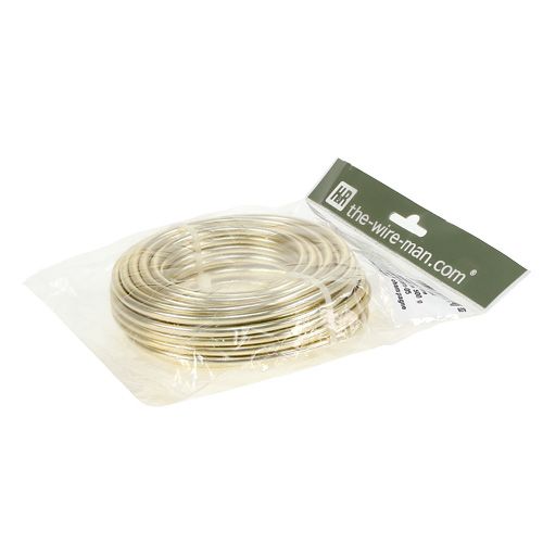 daiktų Aliuminio viela Ø5mm šampanas 500g