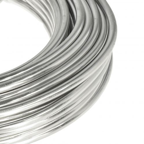 daiktų Aliuminio viela sidabrinė blizganti craft vielos dekoratyvinė viela Ø5mm 1kg