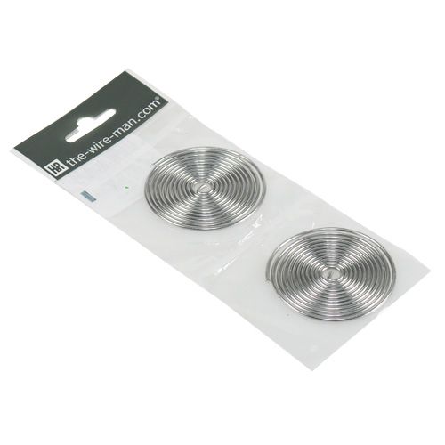 Floristik24 Vielos varžtas metalinis varžtas sidabrinis 2mm 120cm 2vnt
