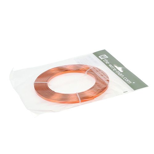 daiktų Aliuminio plokščia viela Oranžinė 5mm 10m