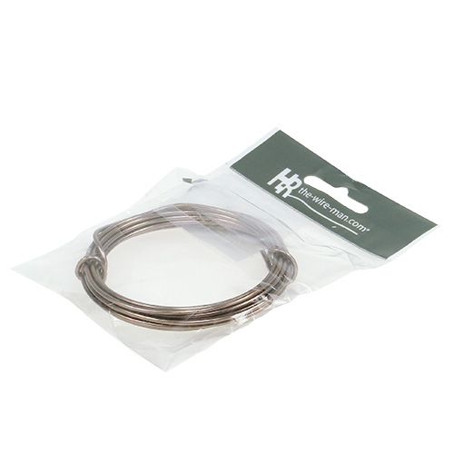 daiktų Aliuminio viela 2mm ruda 3m