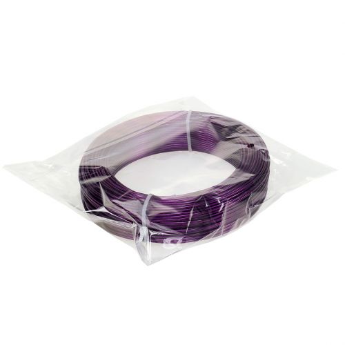 daiktų Aliuminio viela Ø2mm tamsiai violetinė 60m 500g