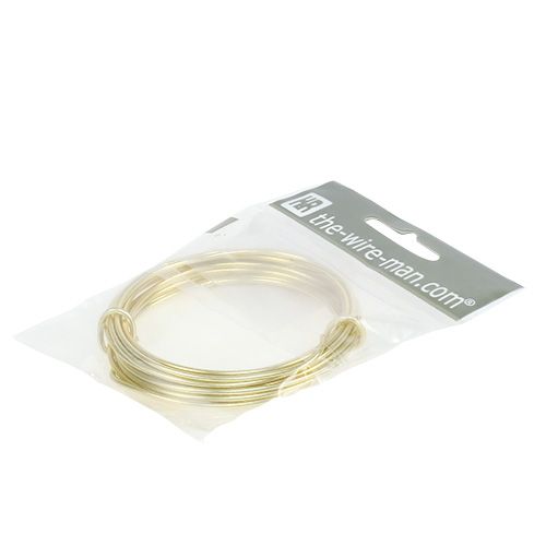 daiktų Aliuminio viela 2mm aukso 3m
