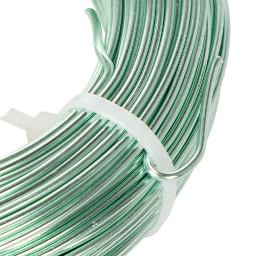 Aliuminio viela 2 mm, dekoratyvinė viela, rankdarbių viela 60 m, 500 g | Floristik24.lt