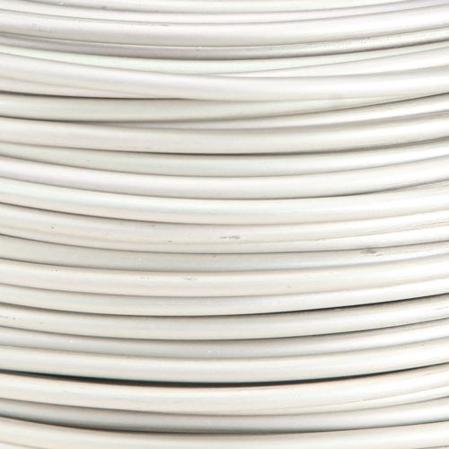 daiktų Aliuminio viela Ø2mm, kreminės spalvos bonsai viela 500g 60m