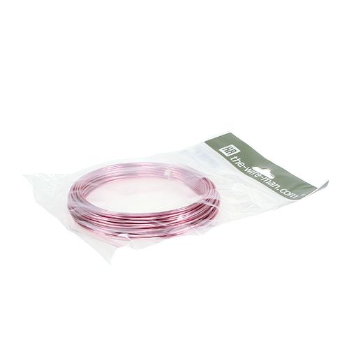 daiktų Aliuminio viela 2mm 100g rožinė