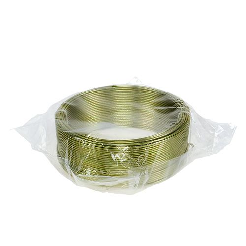 daiktų Aliuminio viela Ø2mm alyvuogių žalia 500g (60m)